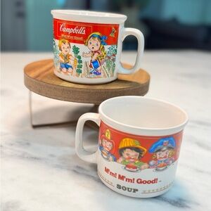 Vintage Campbell’s Soup Mug 14oz By Westwood 1993 set of 2 mugs
